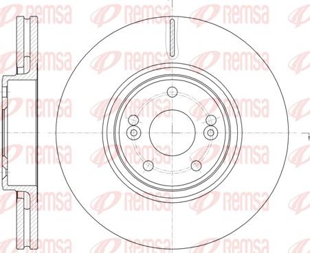 Remsa 61171.10 - Brake Disc autospares.lv