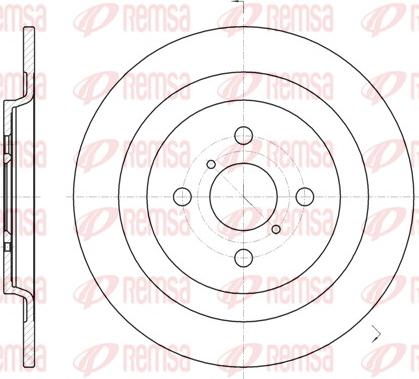 Remsa 61173.00 - Brake Disc autospares.lv