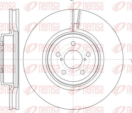 Remsa 61856.10 - Brake Disc autospares.lv