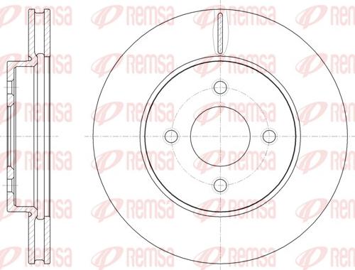 Remsa 61850.10 - Brake Disc autospares.lv