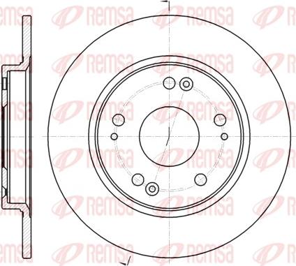 Remsa 61816.00 - Brake Disc autospares.lv