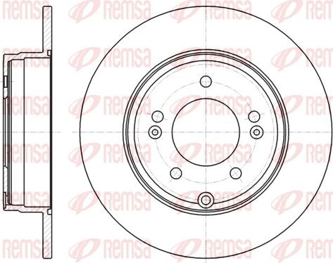 Remsa 61884.00 - Brake Disc autospares.lv