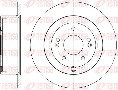 Remsa 61886.00 - Brake Disc autospares.lv