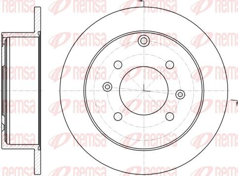 Remsa 61883.00 - Brake Disc autospares.lv