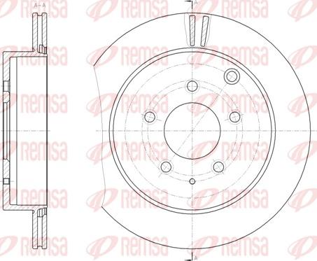 Remsa 61882.10 - Brake Disc autospares.lv