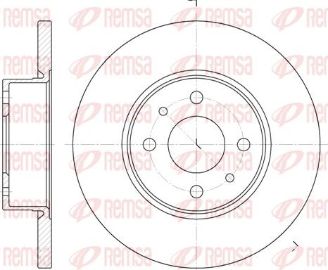 Remsa 6182.00 - Brake Disc autospares.lv