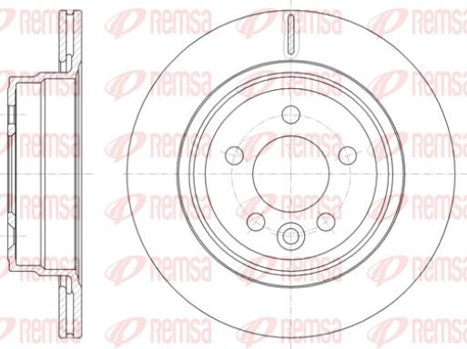 Remsa 61828.10 - Brake Disc autospares.lv