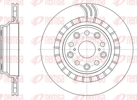 Remsa 61879.11 - Brake Disc autospares.lv