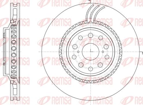 Remsa 61877.11 - Brake Disc autospares.lv