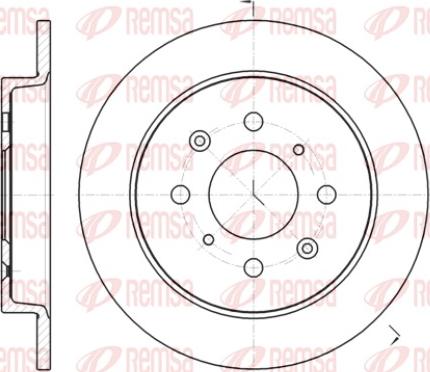 Remsa 61395.00 - Brake Disc autospares.lv