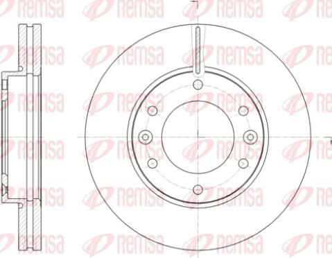 Remsa 61396.10 - Brake Disc autospares.lv