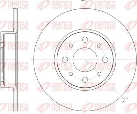 Remsa 61390.00 - Brake Disc autospares.lv