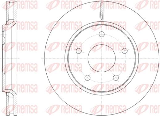 Remsa 61393.10 - Brake Disc autospares.lv