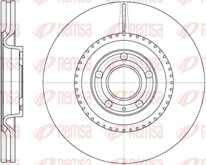 Remsa 61392.10 - Brake Disc autospares.lv