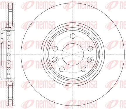 Remsa 61345.10 - Brake Disc autospares.lv