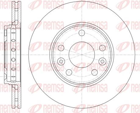 Remsa 61346.10 - Brake Disc autospares.lv