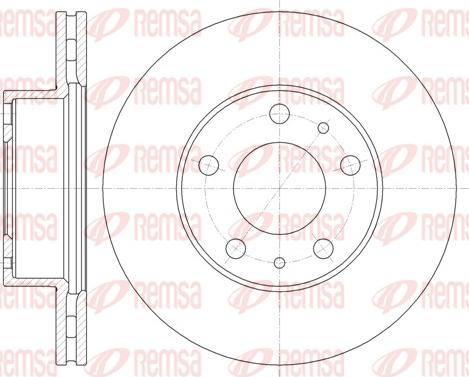 Remsa 61351.10 - Brake Disc autospares.lv