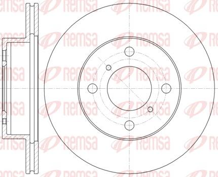 Remsa 61353.10 - Brake Disc autospares.lv