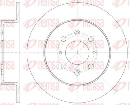 Remsa 61352.00 - Brake Disc autospares.lv