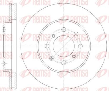 Remsa 61357.10 - Brake Disc autospares.lv