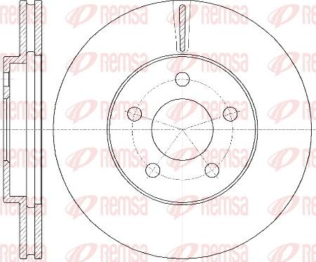 Remsa 61369.10 - Brake Disc autospares.lv