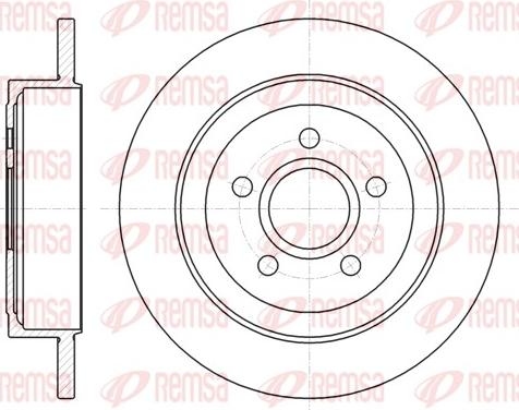 Remsa 61364.00 - Brake Disc autospares.lv