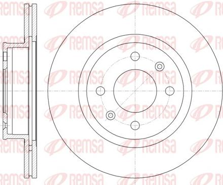 Remsa 61365.10 - Brake Disc autospares.lv