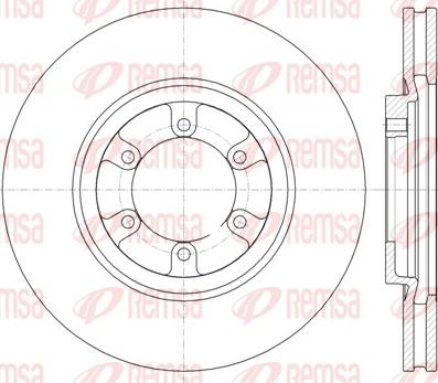 Remsa 61366.10 - Brake Disc autospares.lv