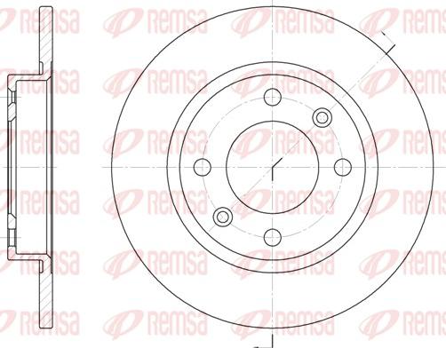 Remsa 6136.00 - Brake Disc autospares.lv