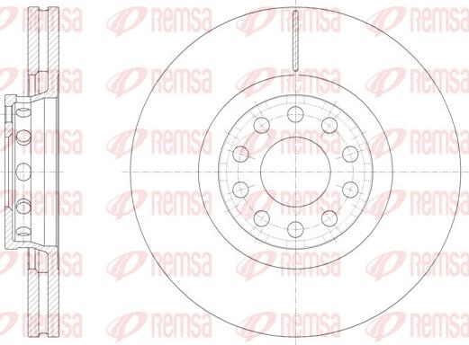 Remsa 61362.10 - Brake Disc autospares.lv