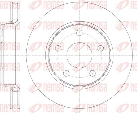 Remsa 61367.10 - Brake Disc autospares.lv