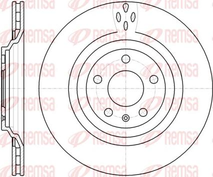 Remsa 61309.10 - Brake Disc autospares.lv