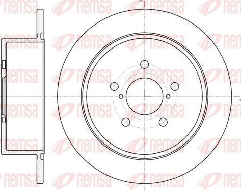 Remsa 61300.00 - Brake Disc autospares.lv