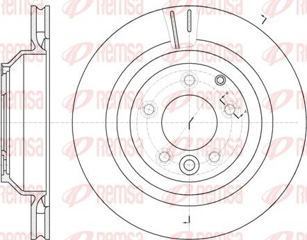 Remsa 61302.10 - Brake Disc autospares.lv