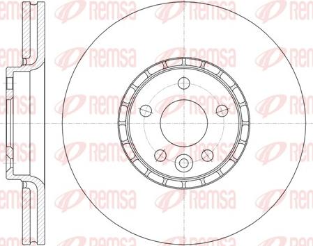 Remsa 61319.10 - Brake Disc autospares.lv