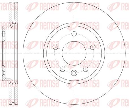 Remsa 61314.10 - Brake Disc autospares.lv