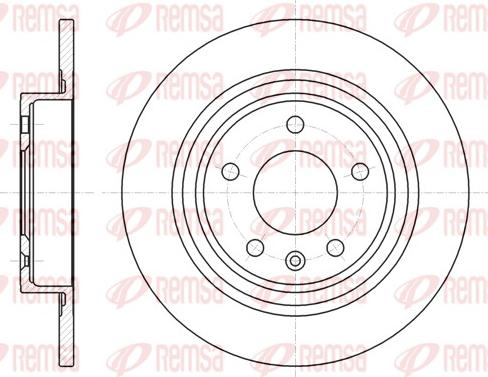 Remsa 61315.00 - Brake Disc autospares.lv