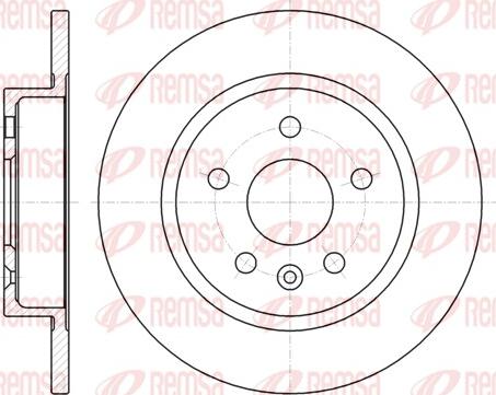 Remsa 61316.00 - Brake Disc autospares.lv