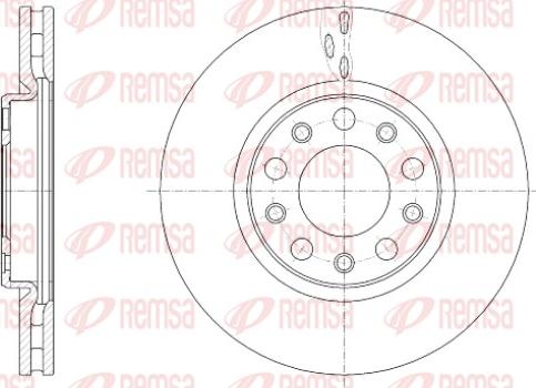 Remsa 61389.10 - Brake Disc autospares.lv