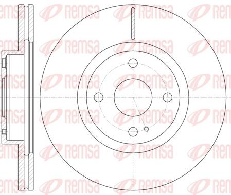 Remsa 61380.10 - Brake Disc autospares.lv