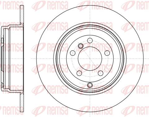 Remsa 61381.00 - Brake Disc autospares.lv