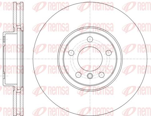 Remsa 61335.10 - Brake Disc autospares.lv