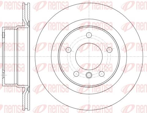 Remsa 61338.10 - Brake Disc autospares.lv