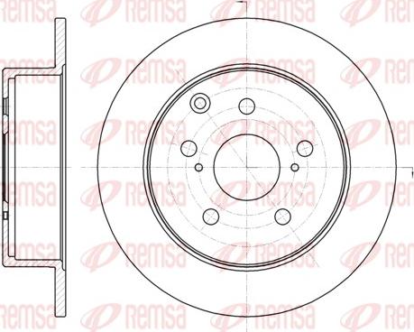 Remsa 61324.00 - Brake Disc autospares.lv