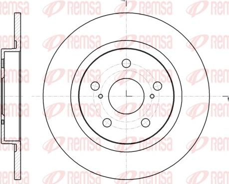 Remsa 61325.00 - Brake Disc autospares.lv