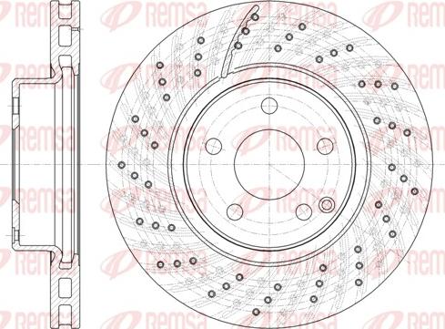 Remsa 61322.10 - Brake Disc autospares.lv