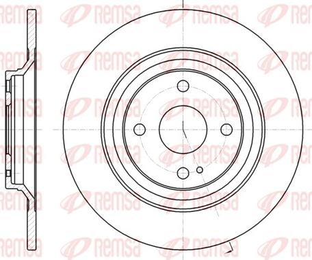 Remsa 61379.00 - Brake Disc autospares.lv