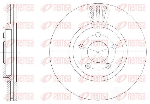 Remsa 61370.10 - Brake Disc autospares.lv