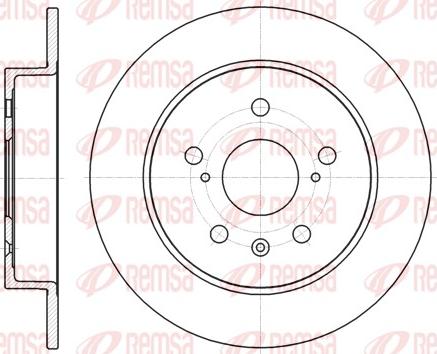 Remsa 61372.00 - Brake Disc autospares.lv