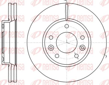 Remsa 61294.10 - Brake Disc autospares.lv